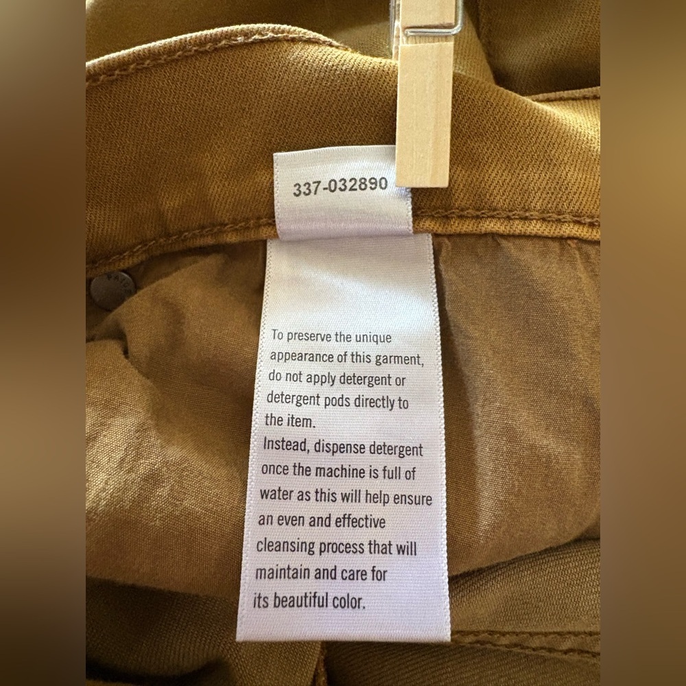 Paige Lennox Slim Transcend Women’s Jeans-Size: 31-Color: Gold-Preowned - Picture 9 of 12